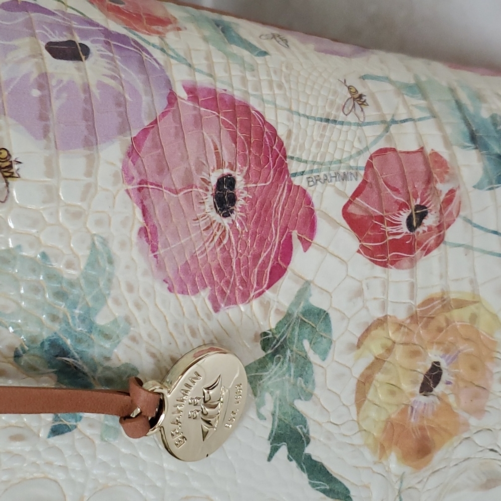 🥳🎈HOST PICK!🎈🥳  🌼 🌸 BRAHMIN Multi Papaver Large Duxbury Satchel 🌼 🌸 - Picture 7 of 14
